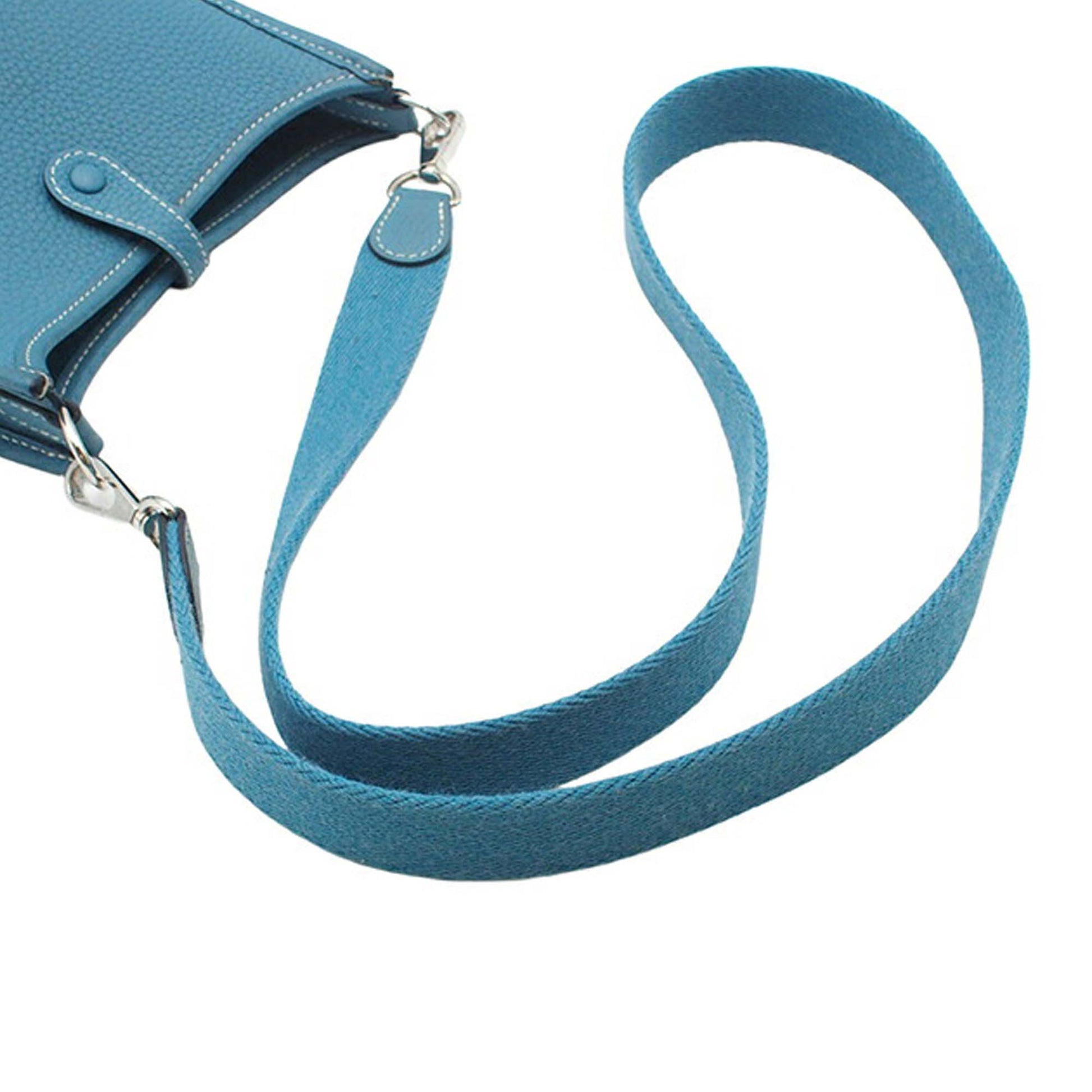 Hermès Evelyne TPM – Pelle Clemence New Blue Jean - Etoilux