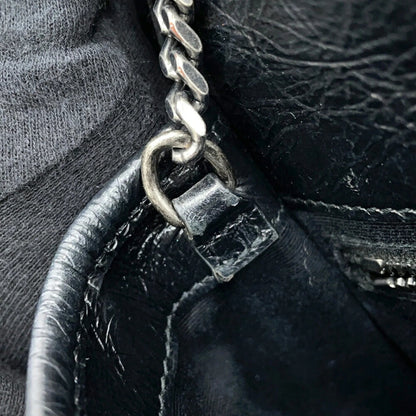 Saint Laurent Borsa a tracolla con catena Saint Laurent Niki in pelle SAINT LAURENT PARIS Nero - Etoilux