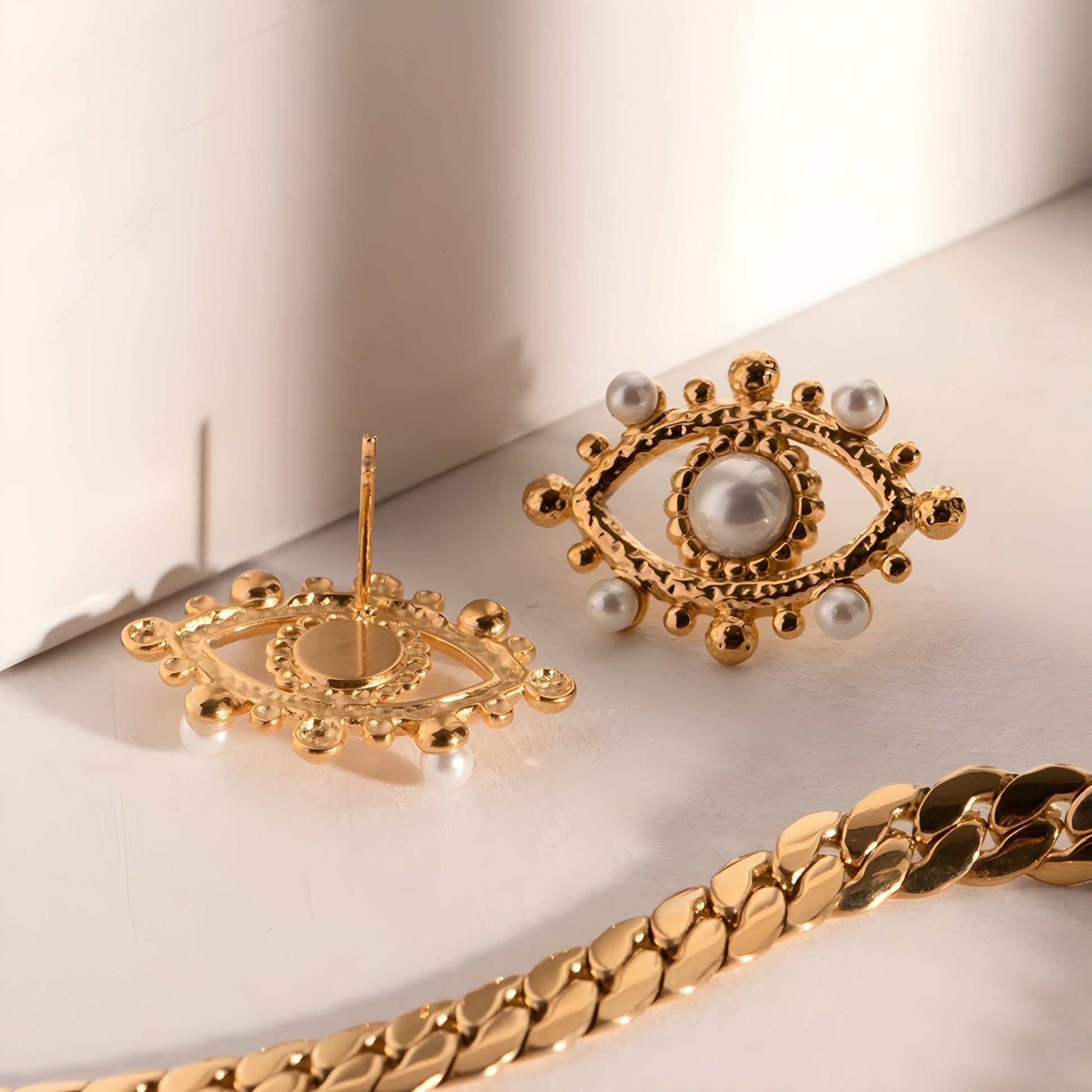 BEHI REBECCA stud EARRINGS - Etoilux