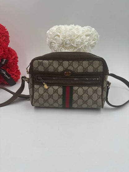 Gucci Accessory Collection Camera Bag GG Web Vintage anni '80 | Etoilux