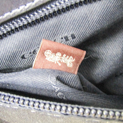 Coach Borsa tote da donna in pelle e paglia intrecciata Coach con motivo Tea Rose, beige e viola - Etoilux