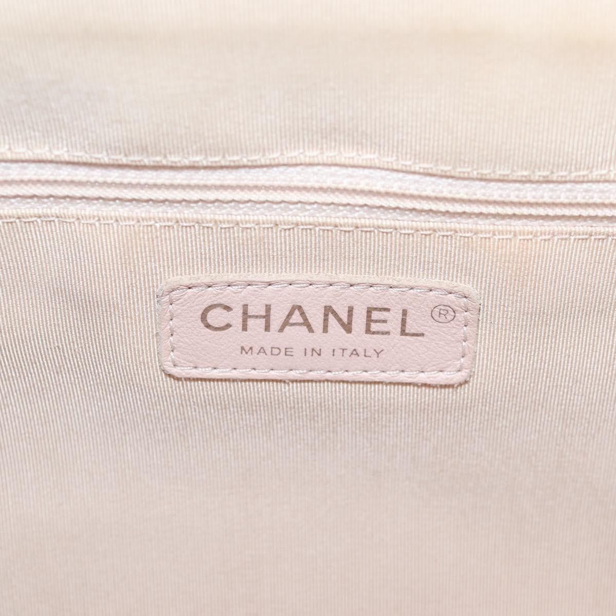 Chanel La Pausa Bay Camera Bag Tela Stampata Rosa/Avorio – 28 cm - Etoilux