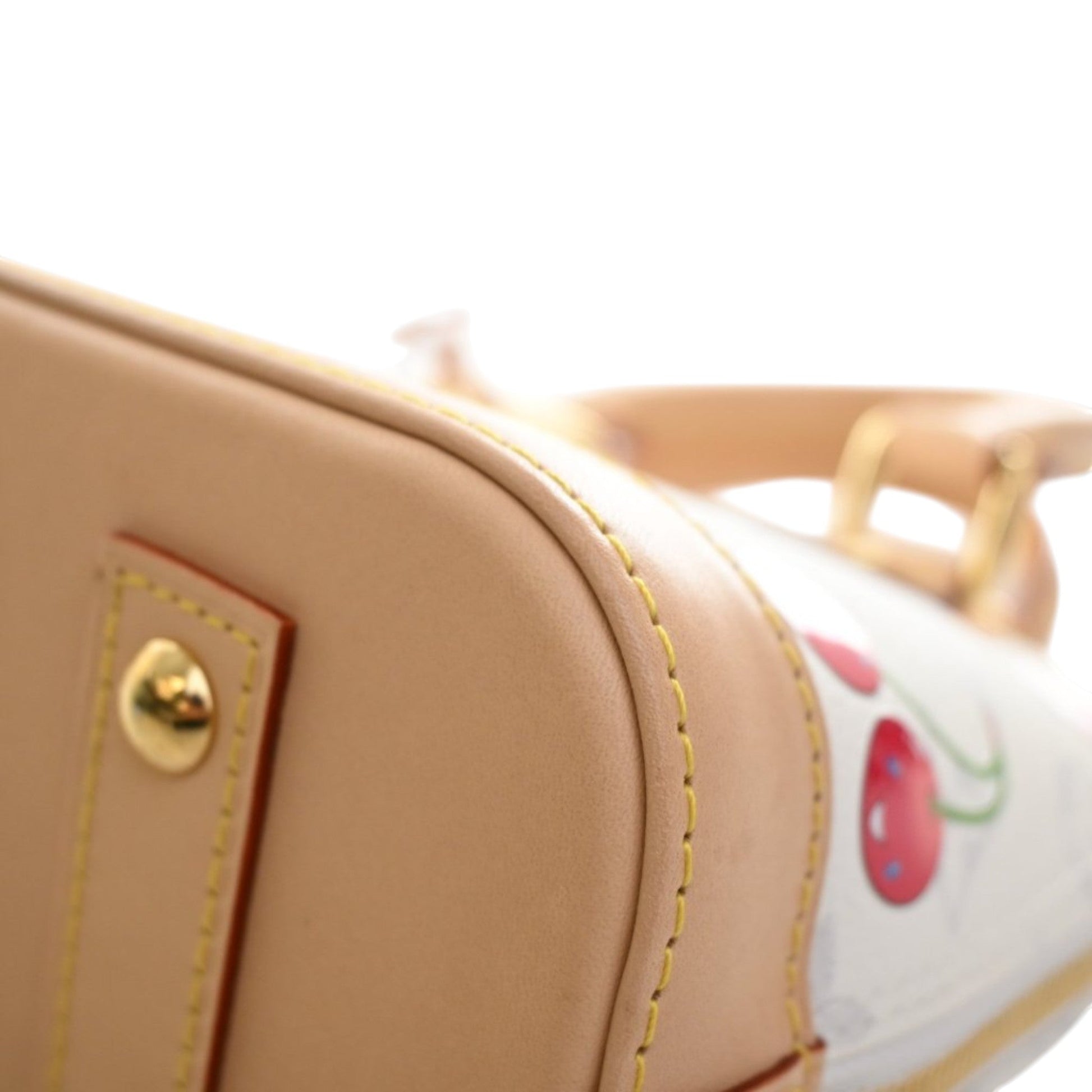 Louis Vuitton Alma BB Monogram x Murakami Cherry — Tela Bianca 2021 - Etoilux