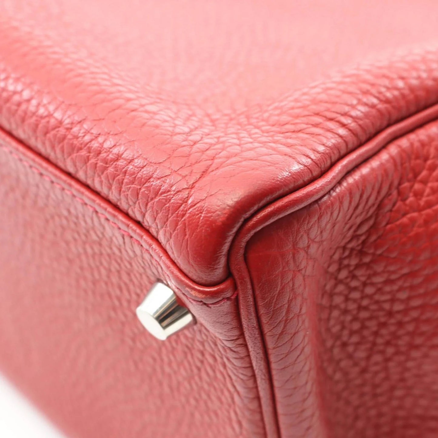 Hermès Kelly 35 in Pelle Taurillon Clémence Rosso – Palladio - Etoilux