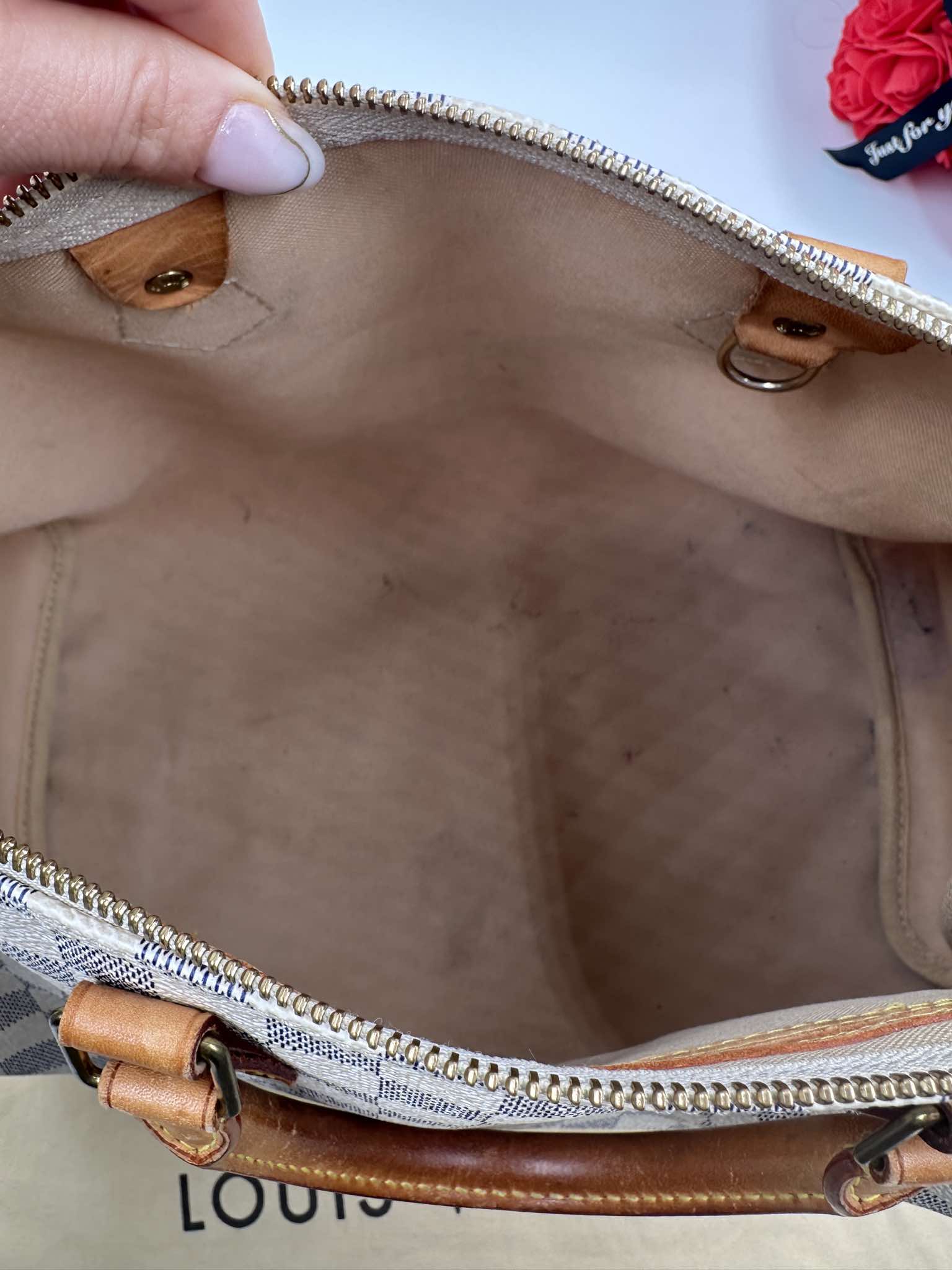Louis Vuitton Speedy 35 Damier Azur – Made in France - Etoilux