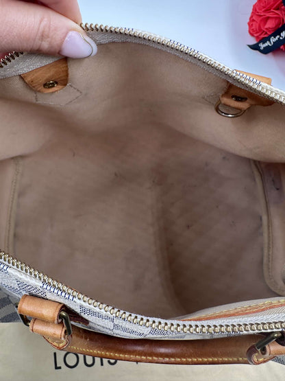 Louis Vuitton Speedy 35 Damier Azur – Made in France - Etoilux