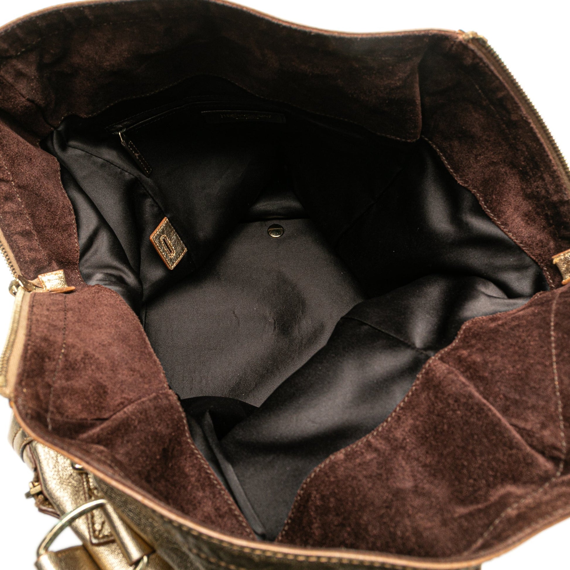 Saint Laurent – Downtown Medium Tote in Pelle Dorata - Etoilux