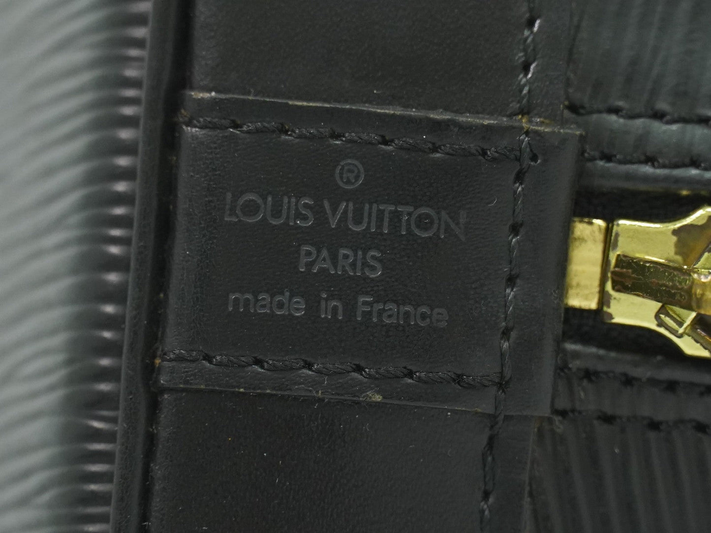 Louis Vuitton Alma MM – Pelle Épi Nera – Vintage 1996 - Etoilux
