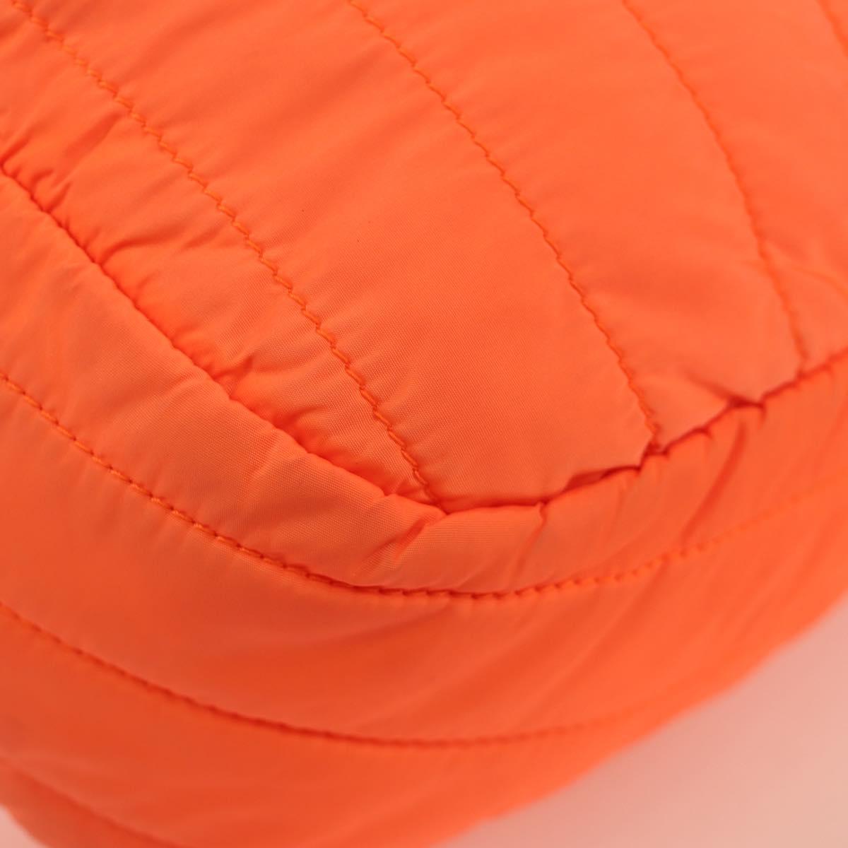 Chanel Coco Cocoon Flap Nylon Arancio Neon – Hardware Argento – 29 cm - Etoilux