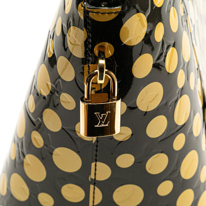 Louis Vuitton – Yayoi Kusama Monogram Infinity Dots Lockit MM (2012) - Etoilux