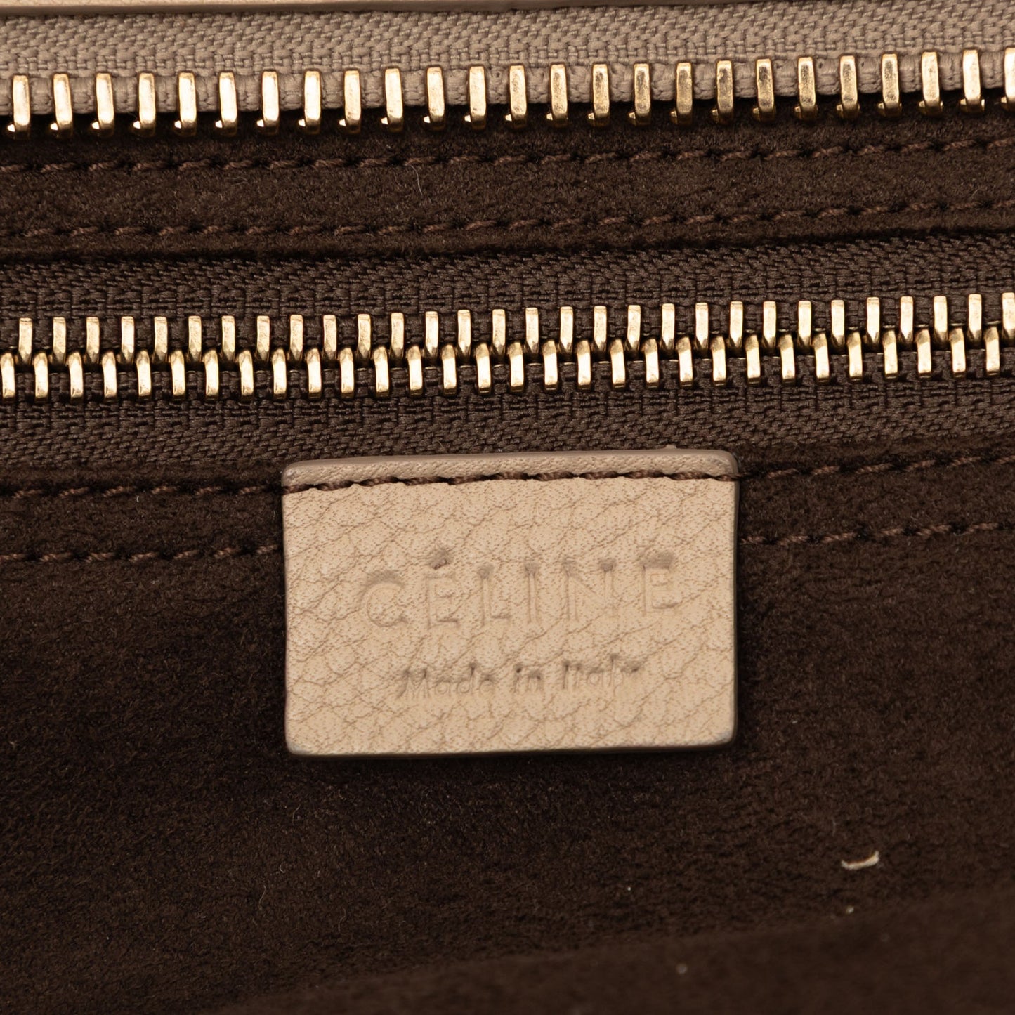 Céline Luggage Mini Pelle di Vitello Dune 2011 – 30,5 cm - Etoilux