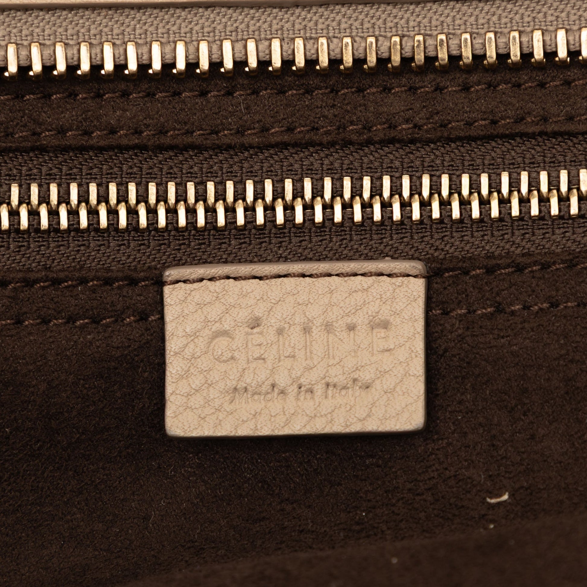 Céline Luggage Mini Pelle di Vitello Dune 2011 – 30,5 cm - Etoilux