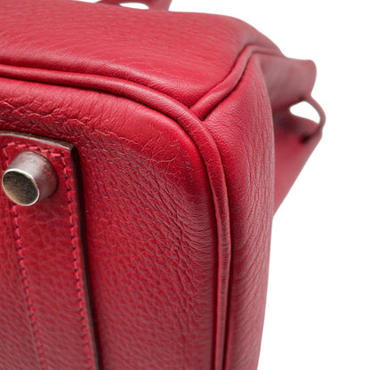 Hermès Birkin 35 – Pelle Rossa – Hardware Palladiato - Etoilux
