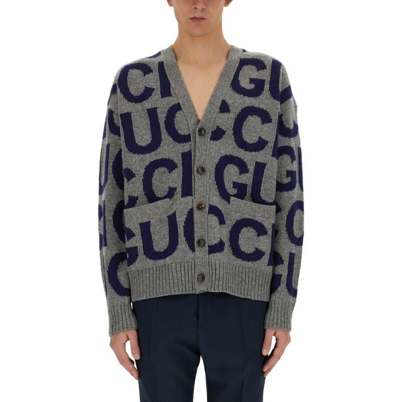 Gucci CARDIGAN CON INTARSIO GUCCI - Etoilux