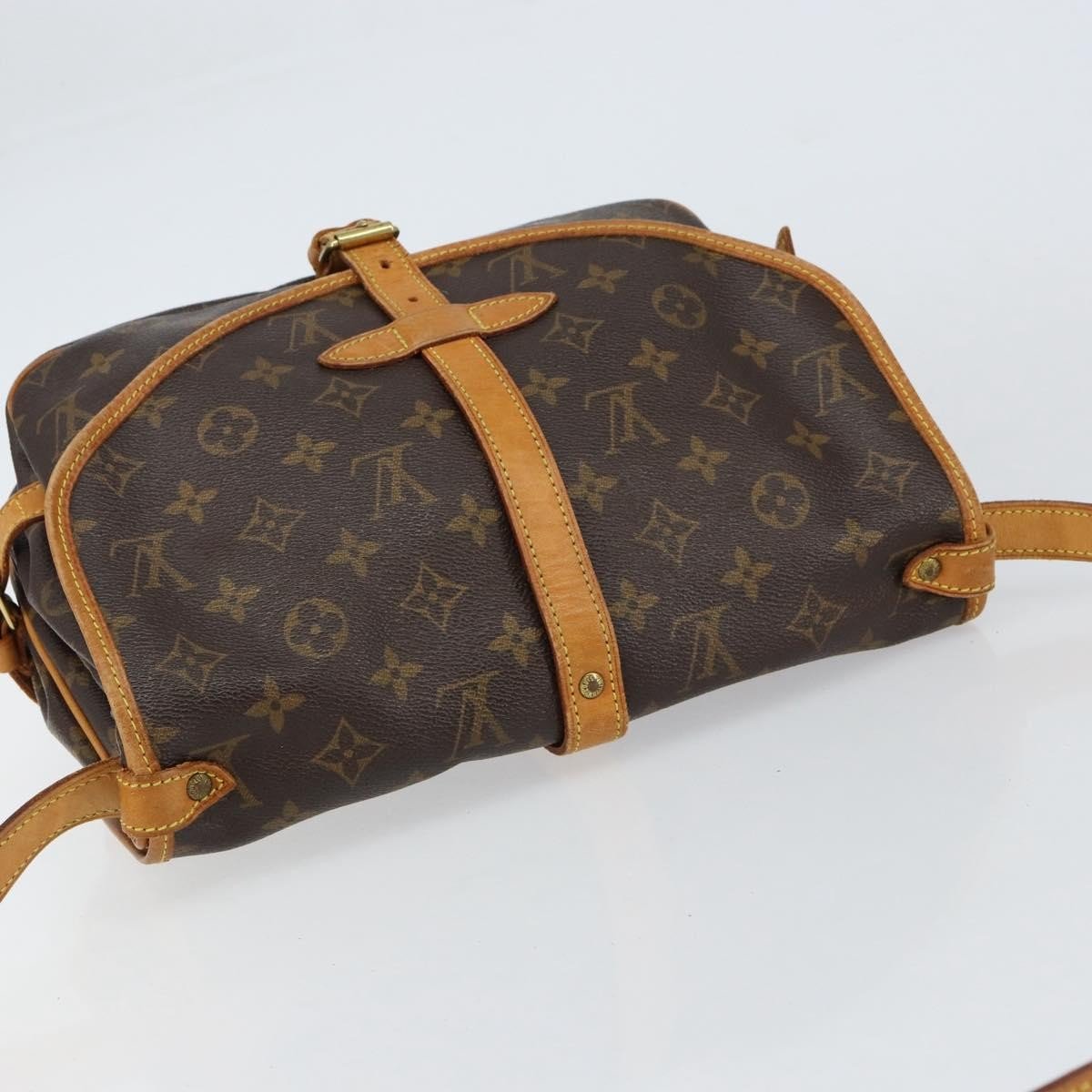 Louis Vuitton Saumur 30 Tela Monogram – Tracolla Vintage – 28 cm - Etoilux