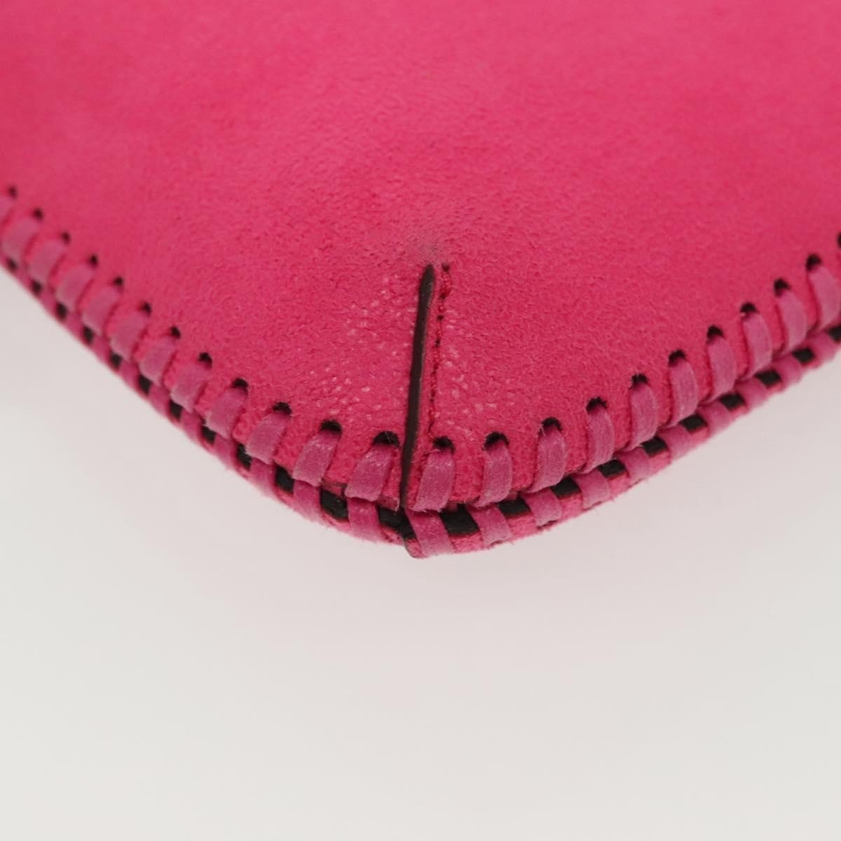 Stella McCartney Falabella Mini Tote Shaggy Deer Fuchsia Hardware Ruthenium - Etoilux