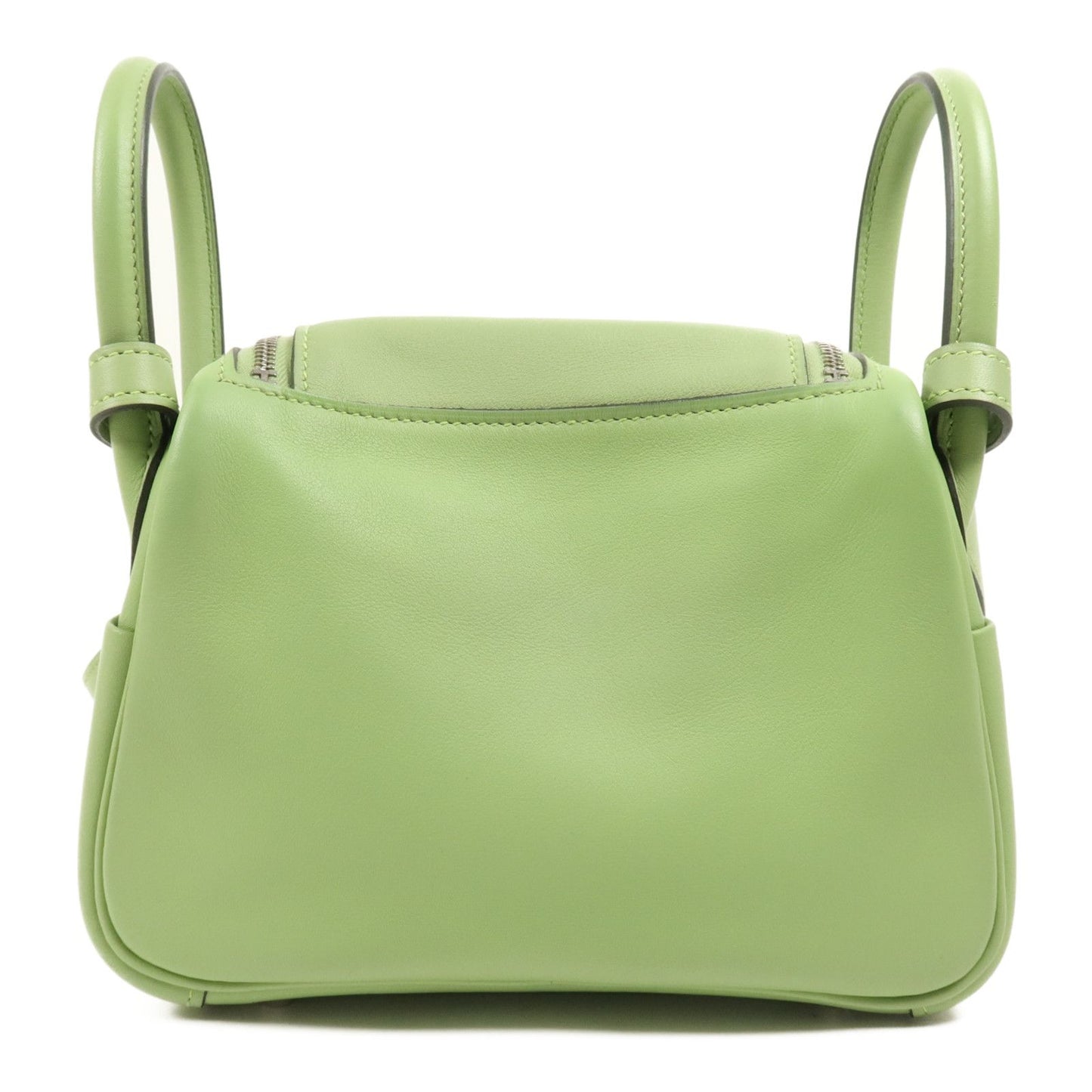 Hermès Mini Lindy Swift Vert Criquet Palladio 2020 – 19 cm - Etoilux