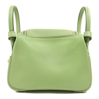 Hermès Mini Lindy Swift Vert Criquet Palladio 2020 – 19 cm - Etoilux