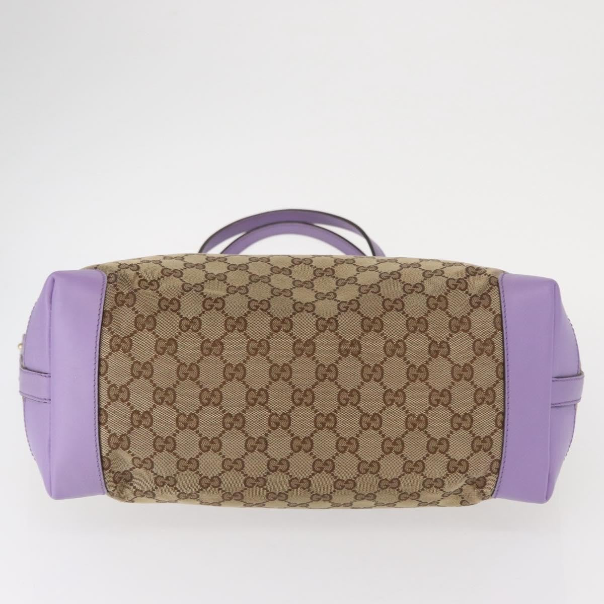 Gucci Craft Tote GG Canvas Beige/Lilla con Pochette – 33 cm - Etoilux