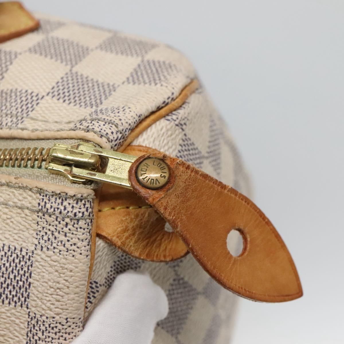 Louis Vuitton – Speedy 25 in tela Damier Azur – Made in France (anno 2017) - Etoilux