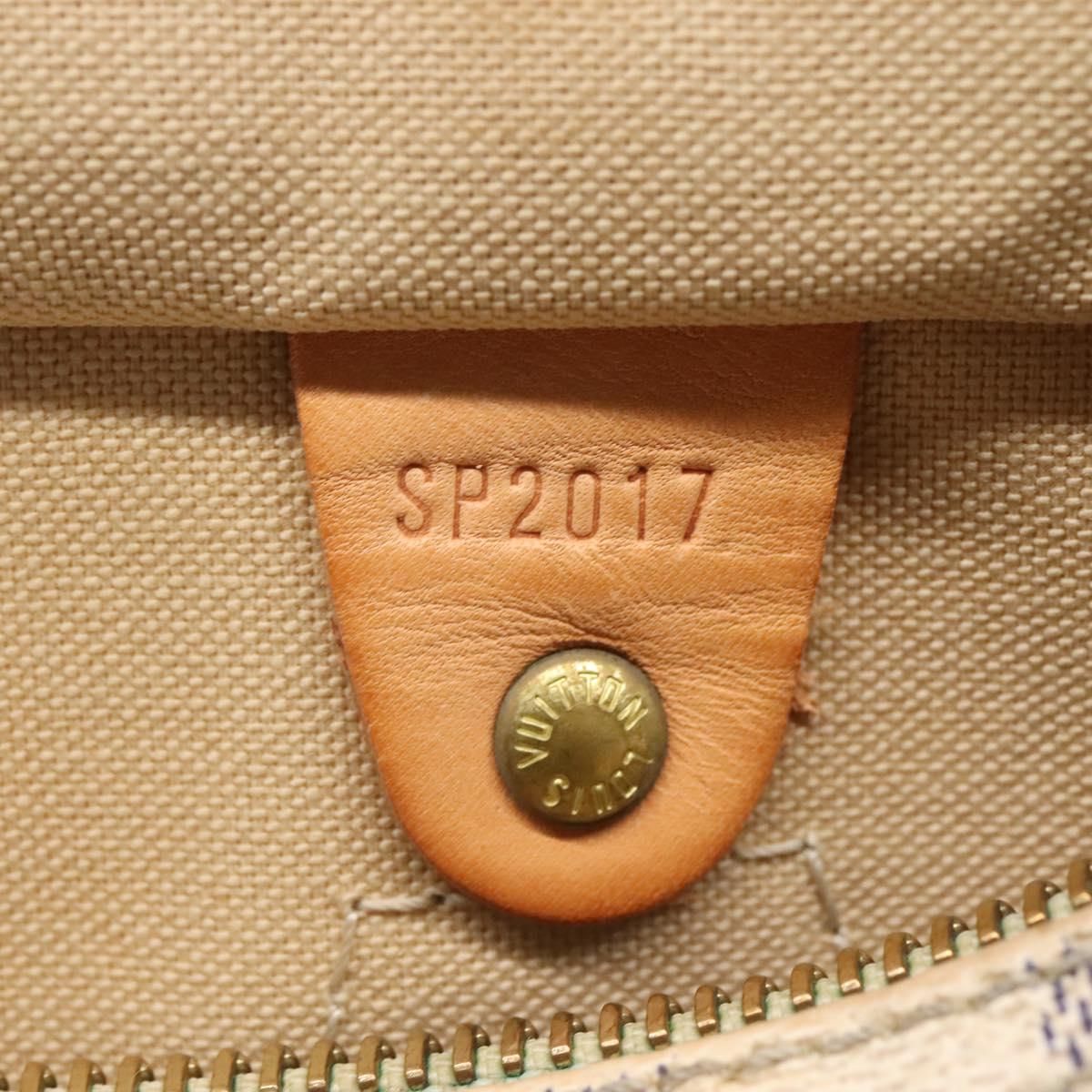 Louis Vuitton – Speedy 25 in tela Damier Azur – Made in France (anno 2017) - Etoilux