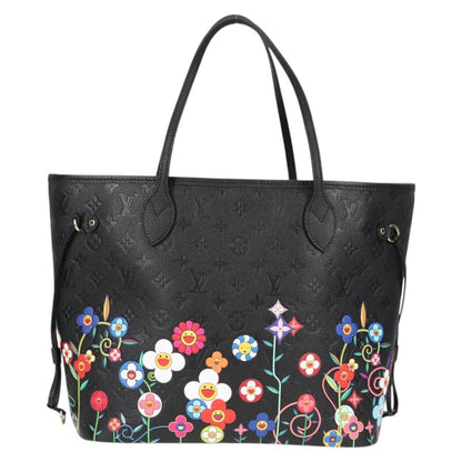 Louis Vuitton Neverfull MM – Monogram Empreinte Nero – Limited Edition Takashi Murakami Flowers - Etoilux