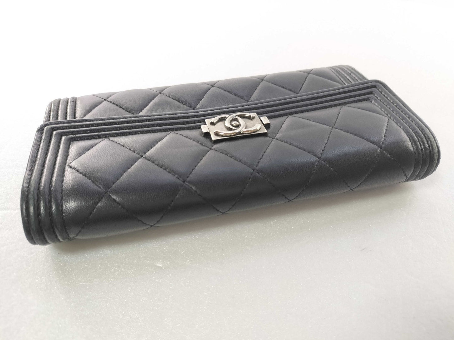 Chanel Boy Flap Pelle di Agnello Trapuntata Nera – 19,5 cm - Etoilux