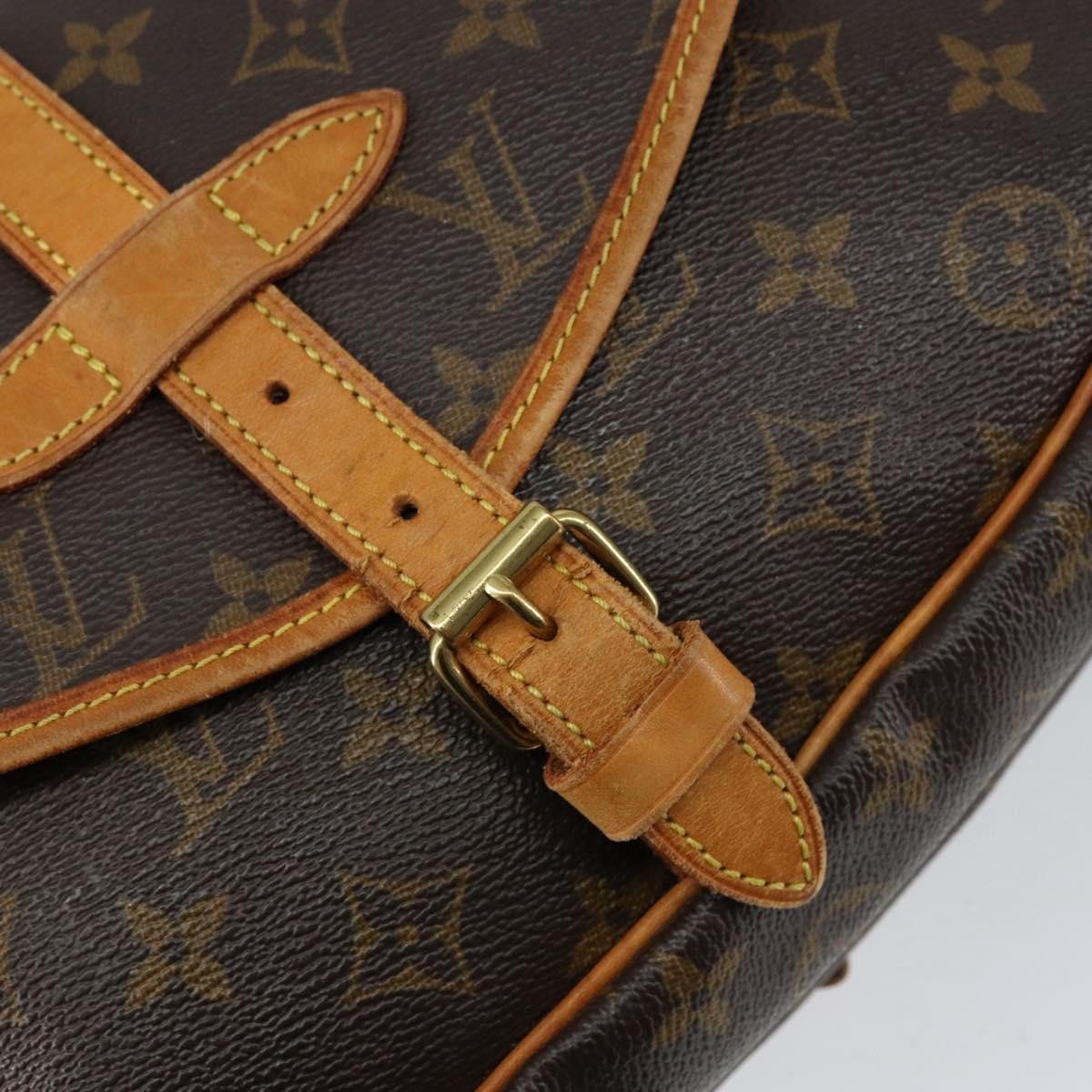 Louis Vuitton Saumur 30 Tela Monogram – Tracolla Vintage – 28 cm - Etoilux