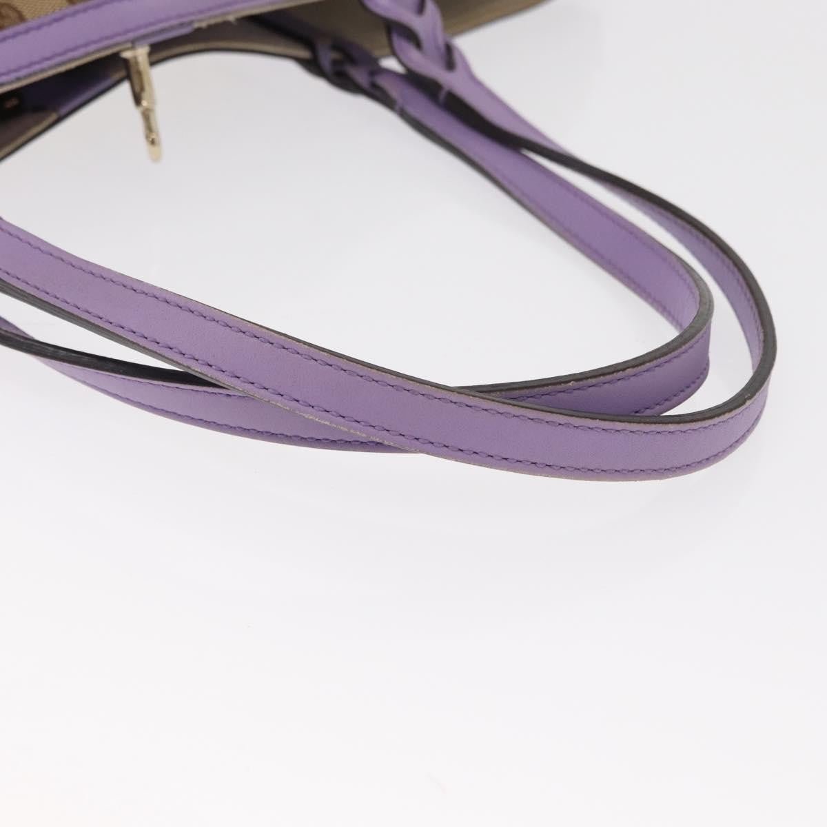 Gucci Craft Tote GG Canvas Beige/Lilla con Pochette – 33 cm - Etoilux