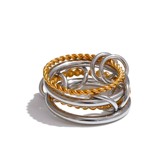 BEHI WAVE RING - Etoilux