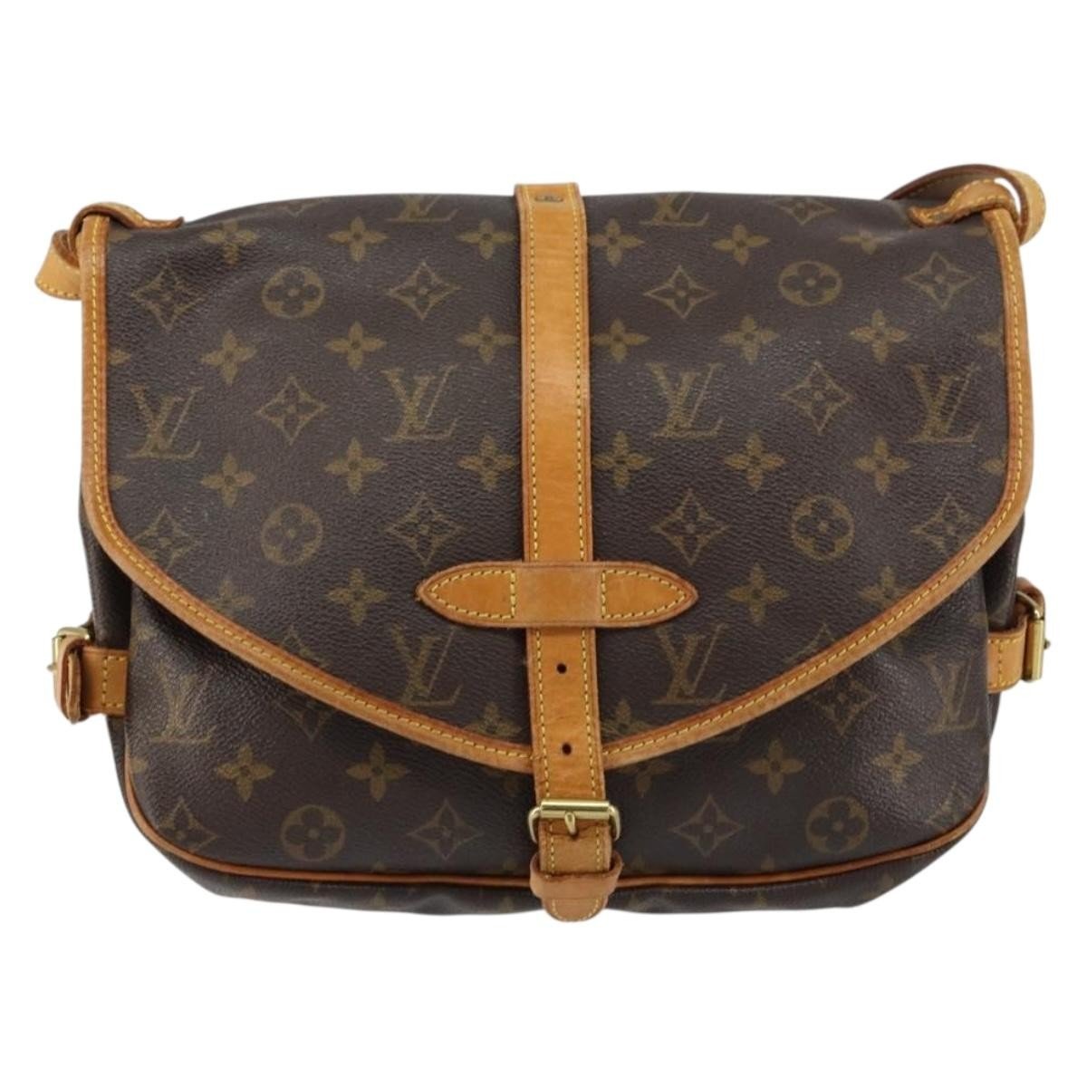 Louis Vuitton Saumur 30 Tela Monogram – Tracolla Vintage – 28 cm - Etoilux