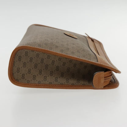 Gucci – Micro GG Canvas Clutch Bag – Beige & Cuoio – Vintage Iconica - Etoilux