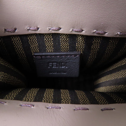 Fendi Sunshine Mini Shopper Vitello Liscio Greige – 13 cm - Etoilux