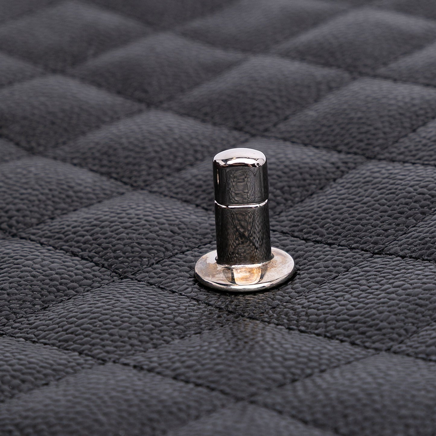 Chanel Classic Double Flap – Caviar Nero – Hardware Argento (2011) - Etoilux