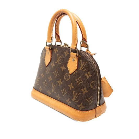 Louis Vuitton Alma BB Monogram Canvas Vachetta – 23,5 cm - Etoilux