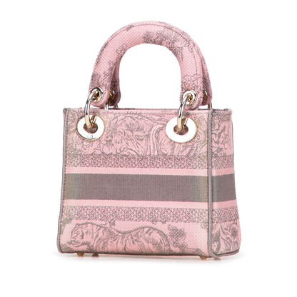 Christian Dior – Lady D - Lite Mini – Toile de Jouy Ricamata Rose (2023) - Etoilux