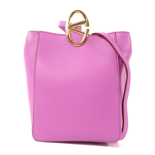 Valentino Garavani VLogo Signature Small Bag Viola Orchidea Vitello Nuova – Etoilux Pre-owned Luxury