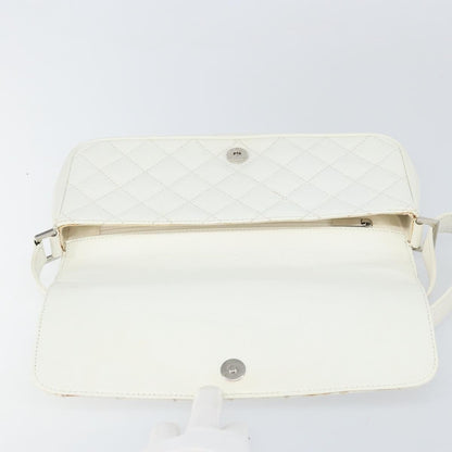Chanel Timeless CC Shoulder Bag Pelle di Vitello Trapuntata Bianca – 29 cm - Etoilux