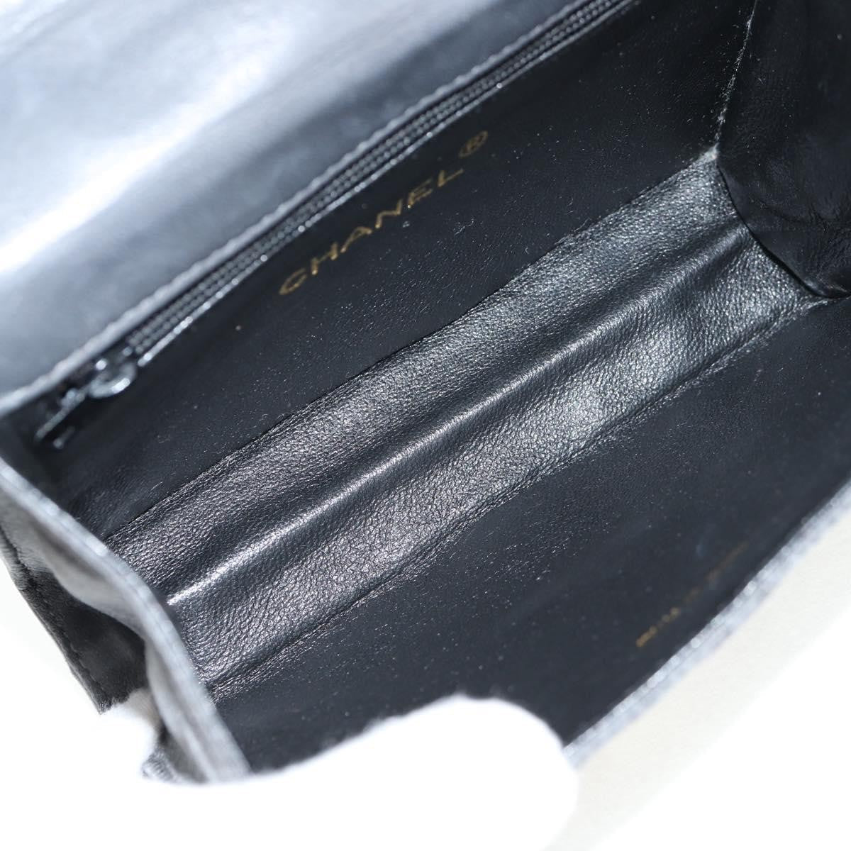 Chanel Mini Flap Bag Vintage Camellia Raso Nero – 15 cm - Etoilux