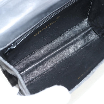 Chanel Mini Flap Bag Vintage Camellia Raso Nero – 15 cm - Etoilux