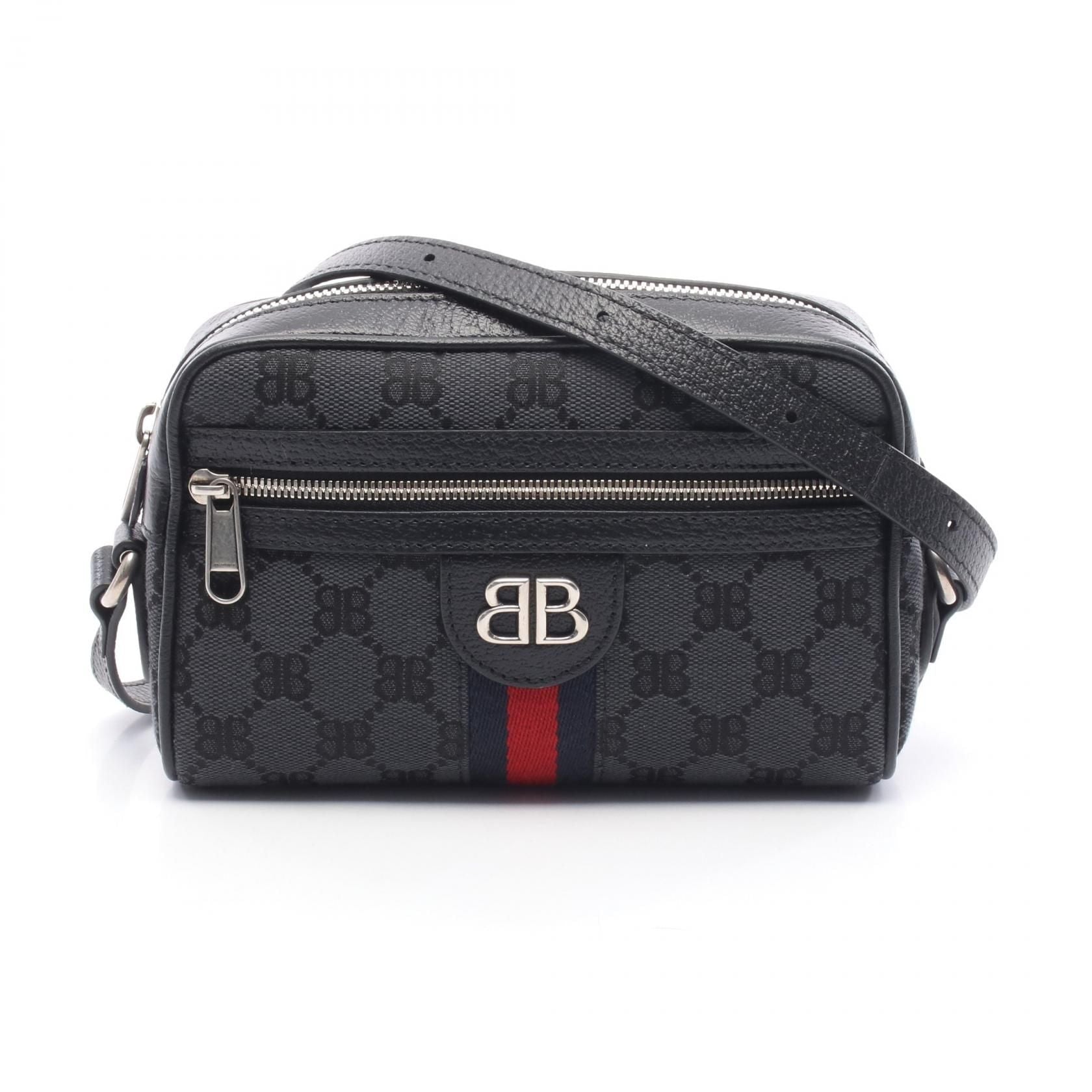  Gucci × Balenciaga The Hacker Project Camera Bag GG Supreme Nero | Etoilux Vintage