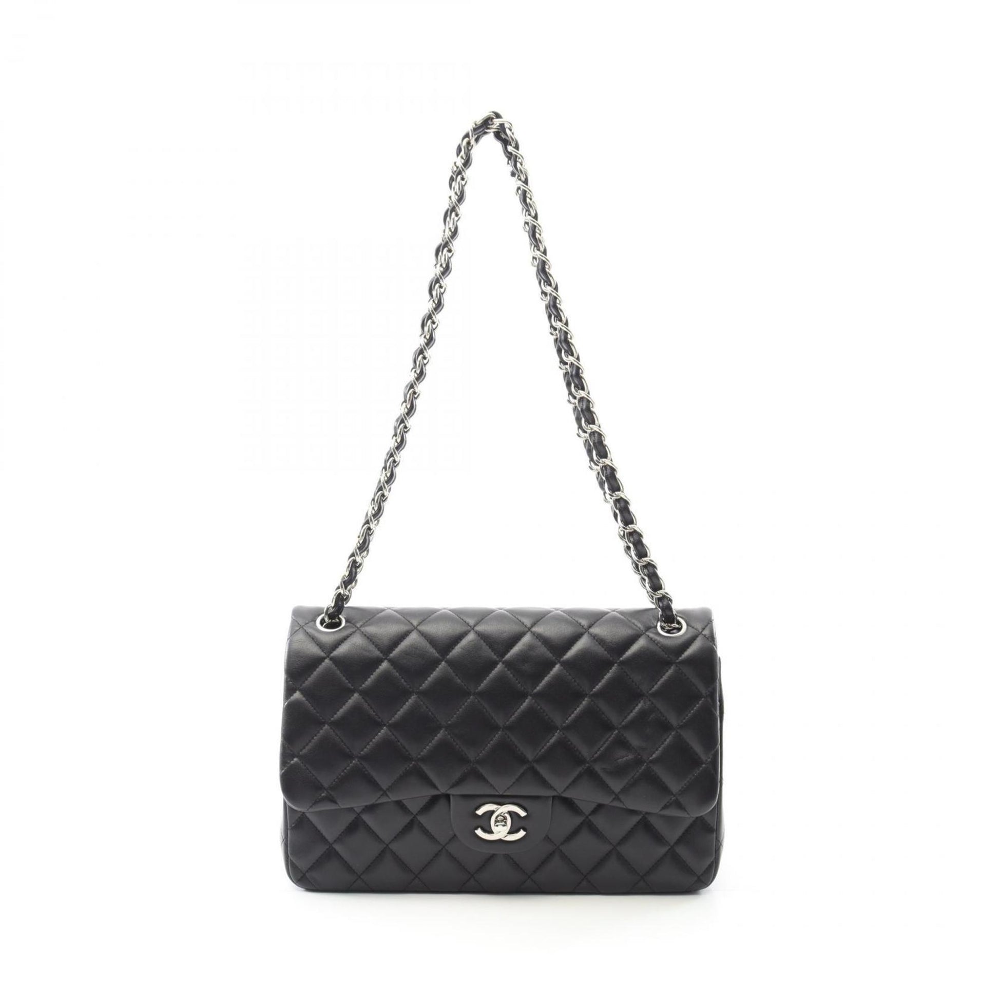 Chanel Timeless Classic Flap Medium – Pelle Nera con Hardware Argentato - Etoilux