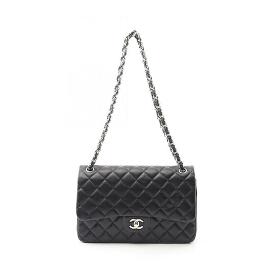 Chanel Timeless Classic Flap Medium – Pelle Nera con Hardware Argentato - Etoilux