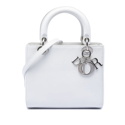 Christian Dior Lady Dior Medium Bianca Pelle 2003 – Etoilux