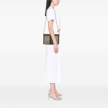 Gucci – Ophidia GG Supreme Web Chain Small - Etoilux