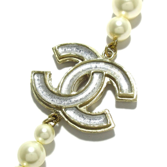 Chanel Sautoir Perle Avorio Pendente CC Bicolor Gold – Collezione 12A - Etoilux
