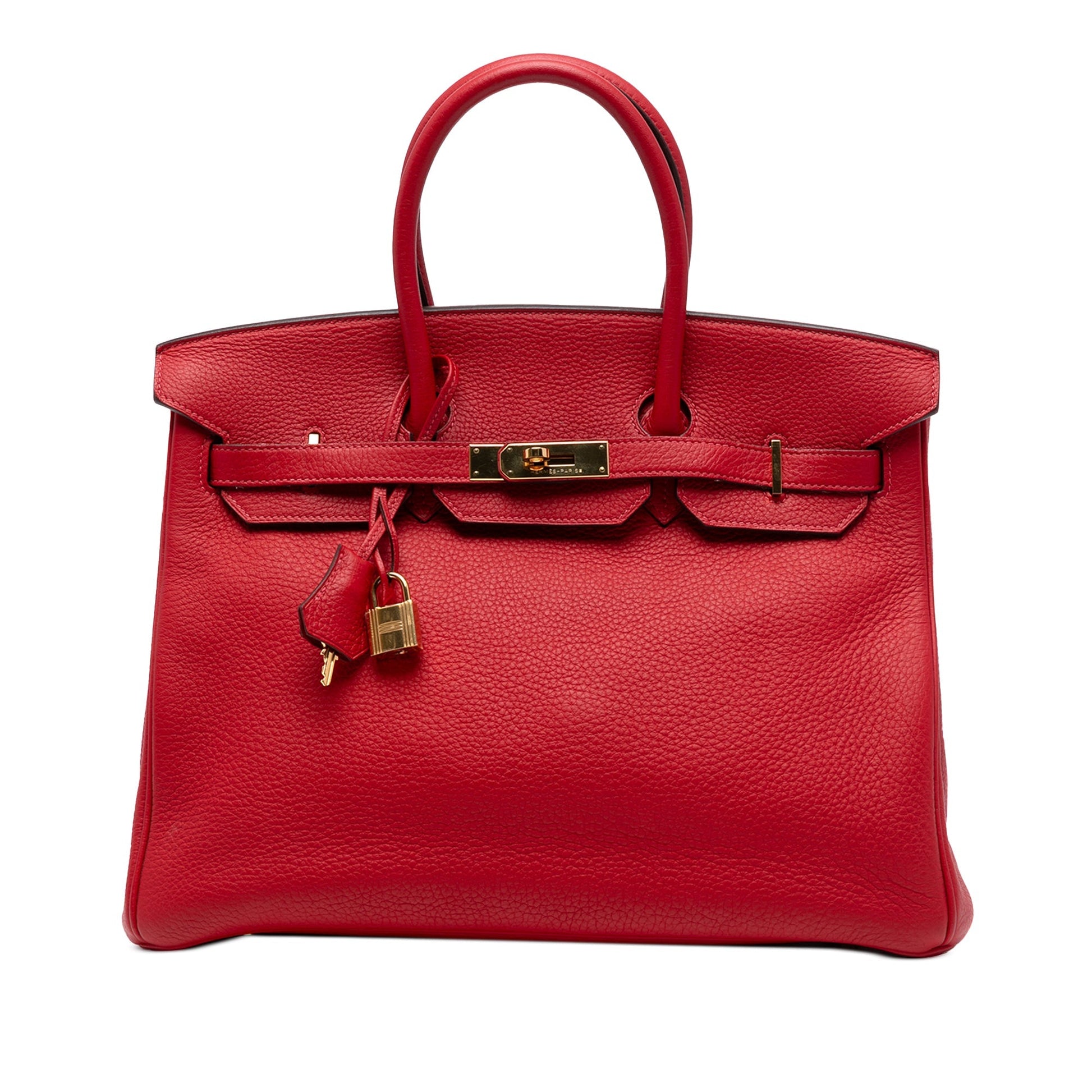 Hermès Birkin 35 – Togo Rouge Vif (2012) - Etoilux
