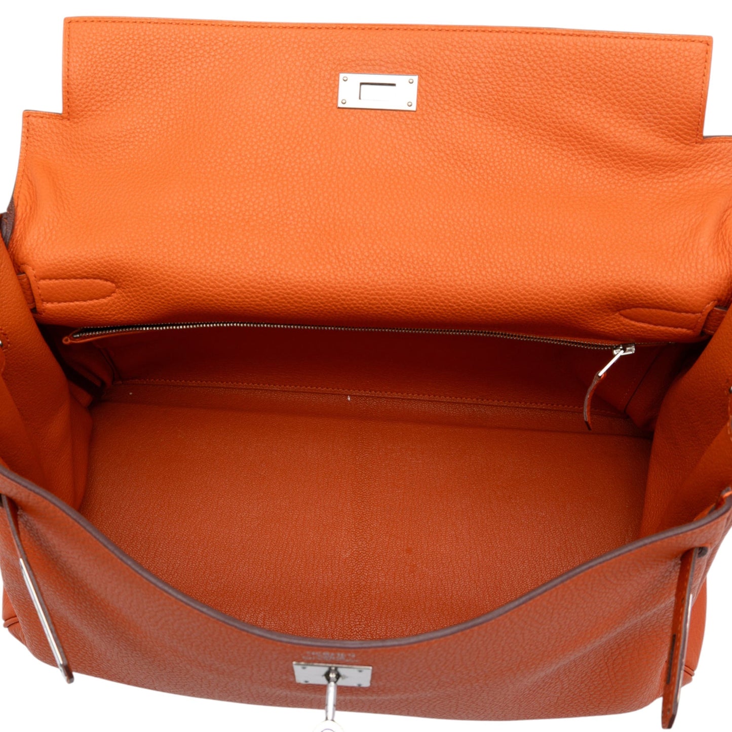 Hermès Kelly II Retourne 35 in Pelle Togo Arancione – 2014 - Etoilux