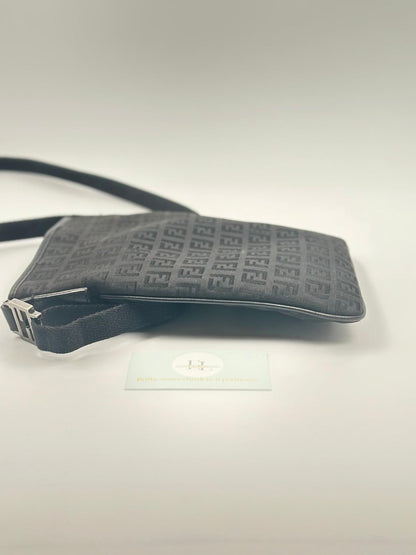 Borsa a Tracolla Fendi Zucca Nera Vintage –RPV017402025 - Etoilux