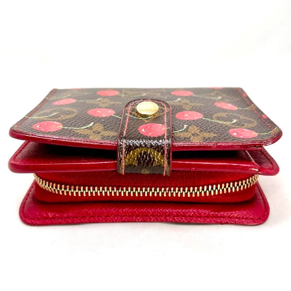 Louis Vuitton Monogram Cherry Compact Wallet – Edizione Limitata Takashi Murakami - Etoilux